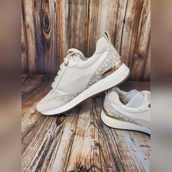 Michael Kors Allie Stride Mesh and Logo Trainer - Picture 7 of 14